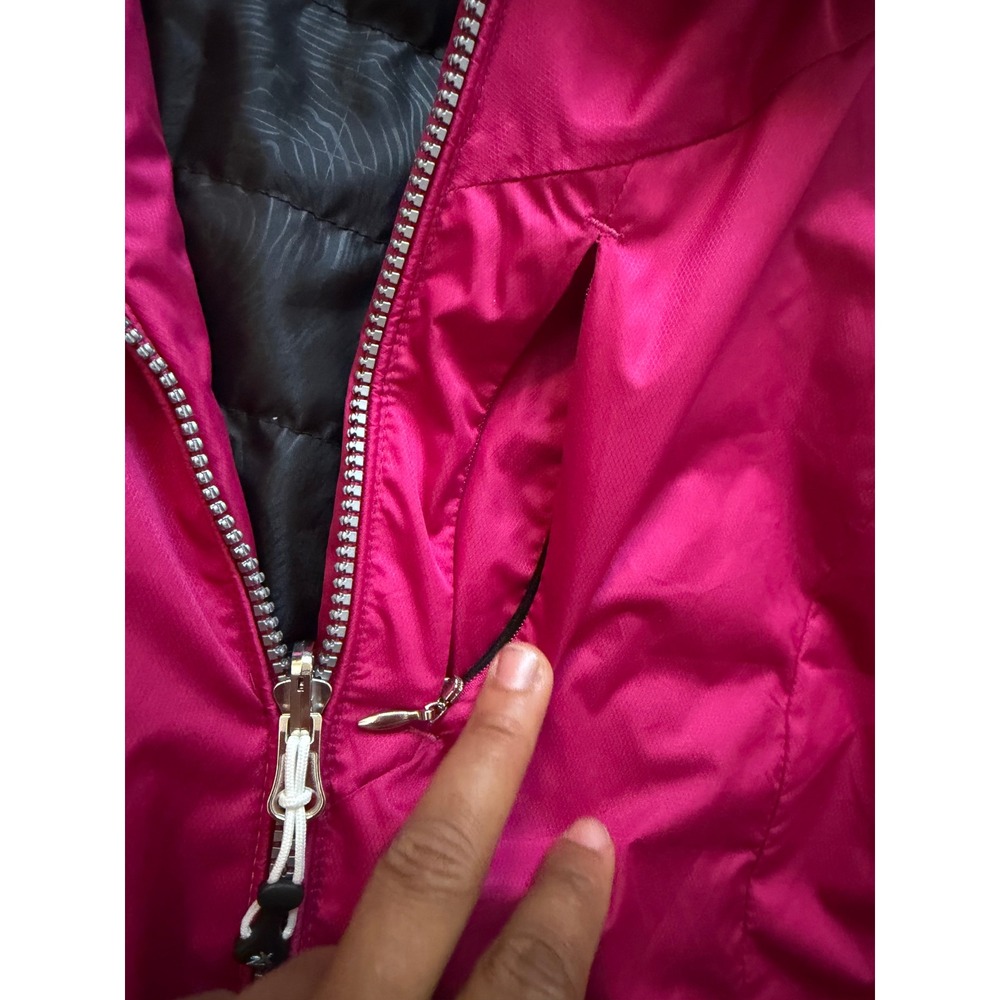 ZeroXposur Women Pink Full Zip Winter Ski Jacket Faux Fur Collar Size Small - Picture 3 of 6